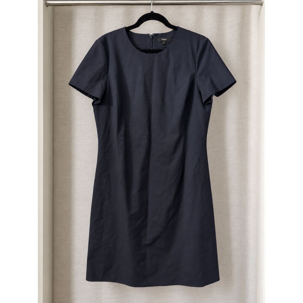 Theory Navy Shift Dress